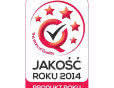 Firma JONIEC uhonorowana godłem JAKOŚĆ ROKU 2014 za ogrodzenie łupane GORC