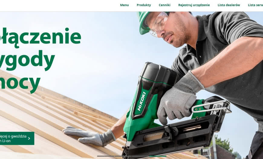 Nowa strona internetowa HiKOKI Power Tools