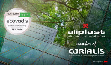 Platynowy Medal EcoVadis dla Grupy Corialis. Aliplast w top 1% na świecie