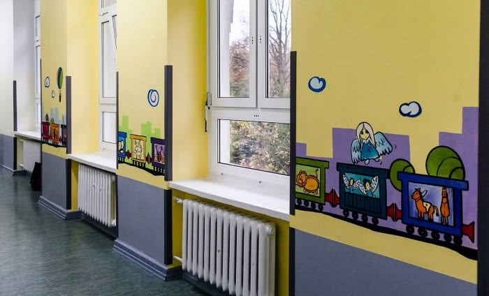 Bajkowa Piotrkowska w łódzkim szpitalu dzięki Śnieżce