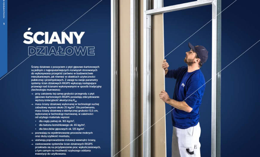 Montaż Systemów Rigips  - katalog w nowej odsłonie