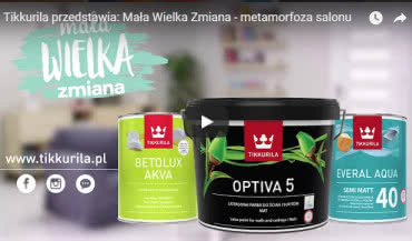 Metamorfoza salonu farbami Tikkurila