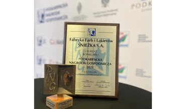Śnieżka laureatem Podkarpackiej Nagrody Gospodarczej 2021